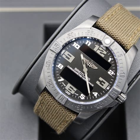 breitling armband stoff|Breitling titanium watch band.